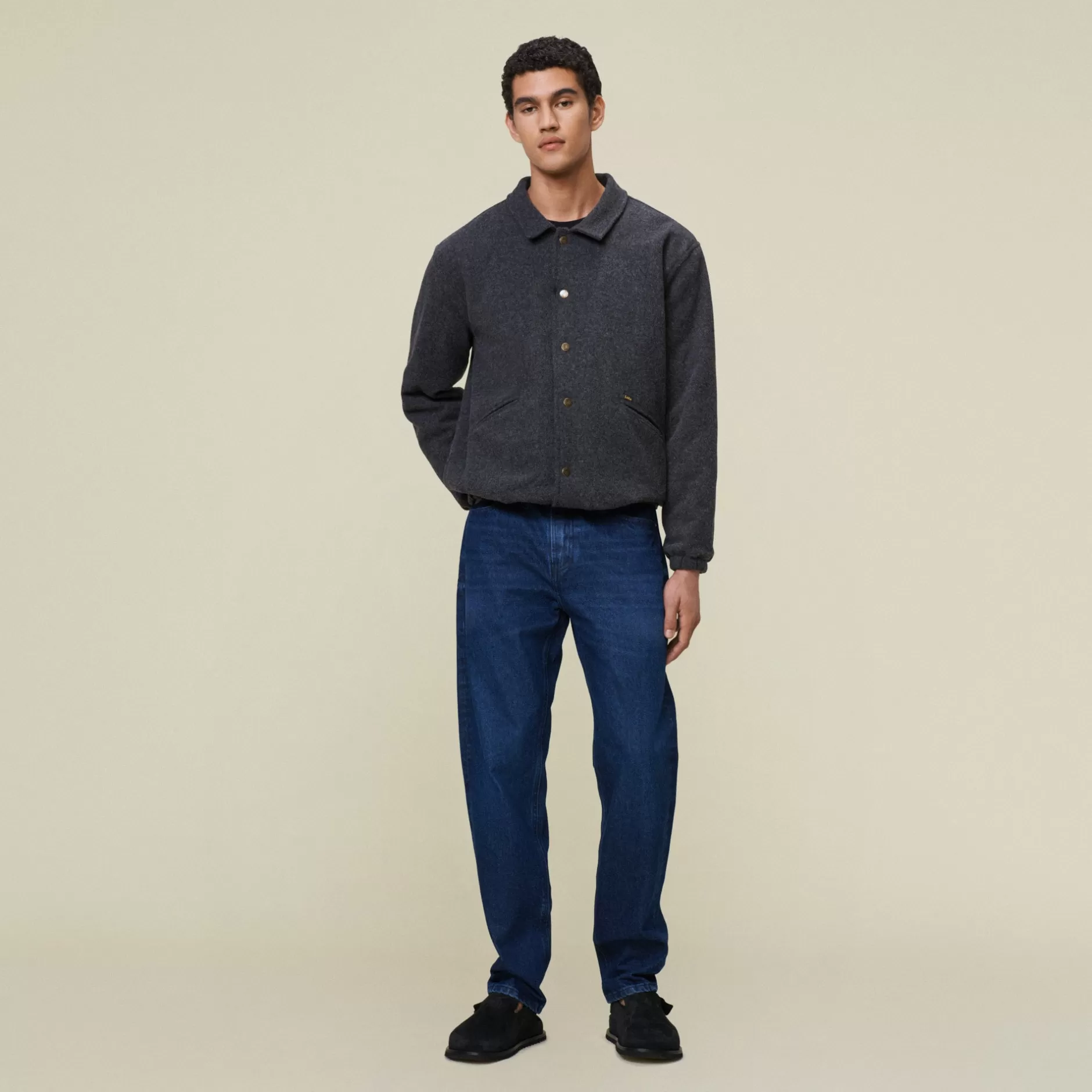 Sale Lois Jeans Bruno-L Main Dark Stone - Relaxed Fit Dark Blue