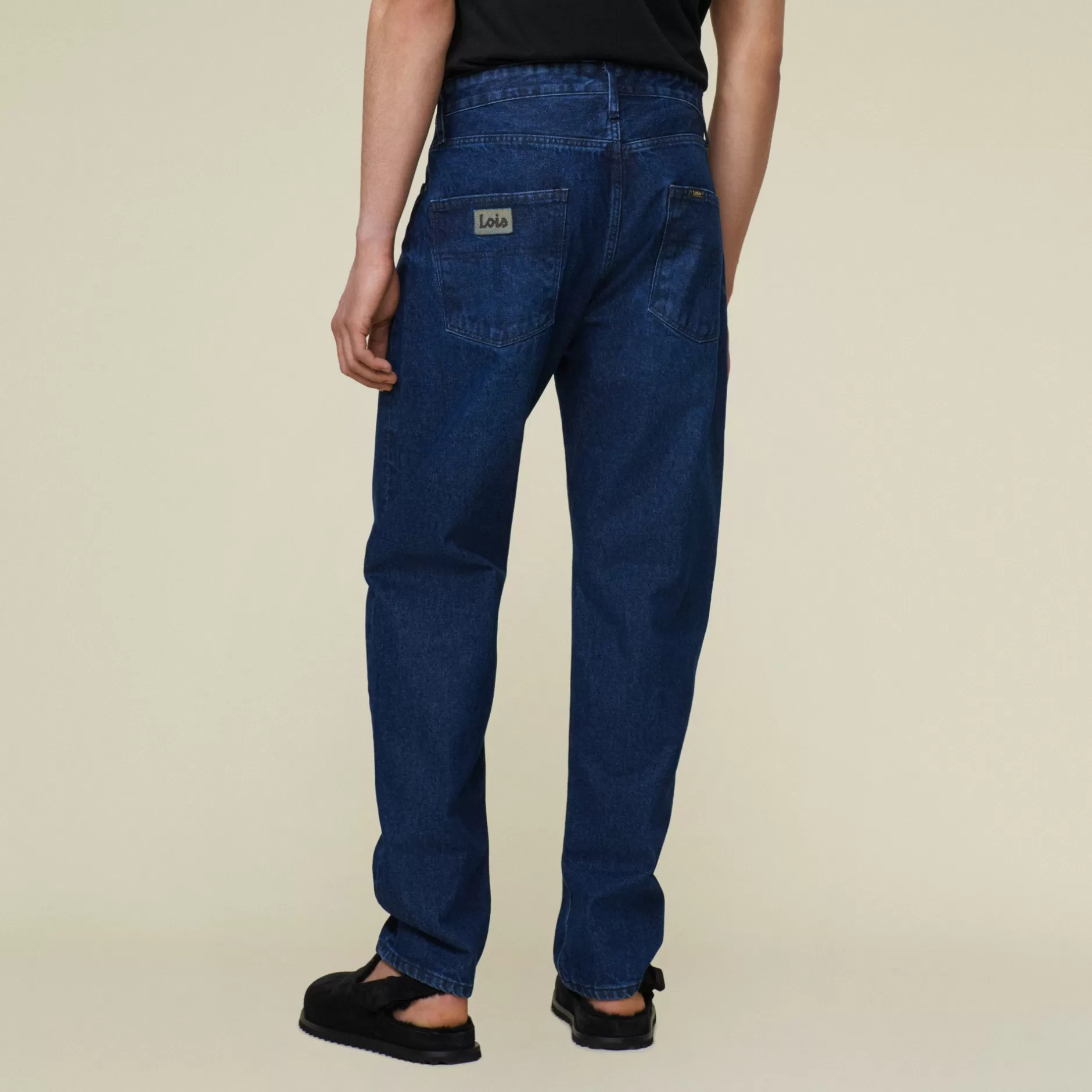 Sale Lois Jeans Bruno-L Main Dark Stone - Relaxed Fit Dark Blue