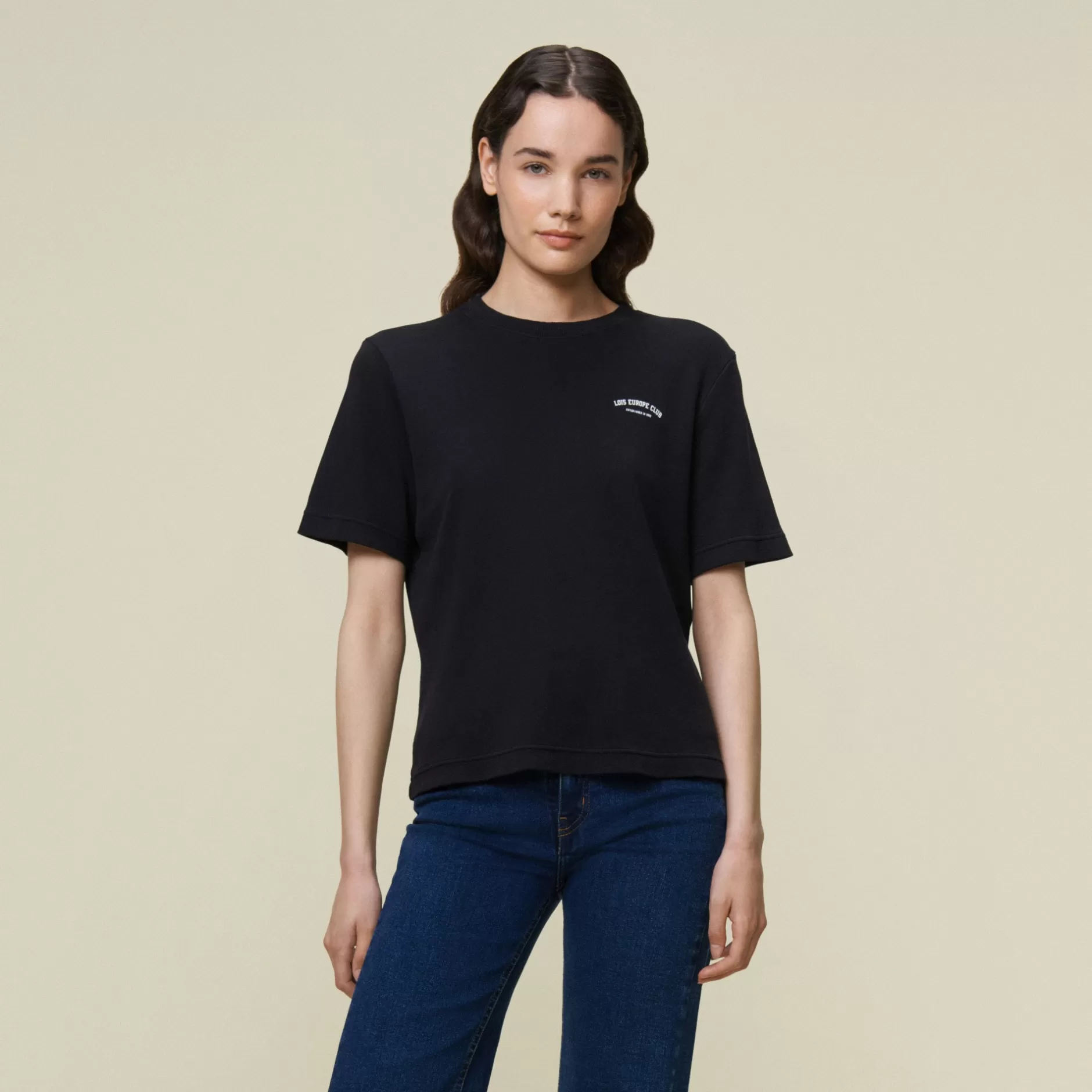 Store Lois Jeans Cherry Tee Mini Club - Cropped Tee