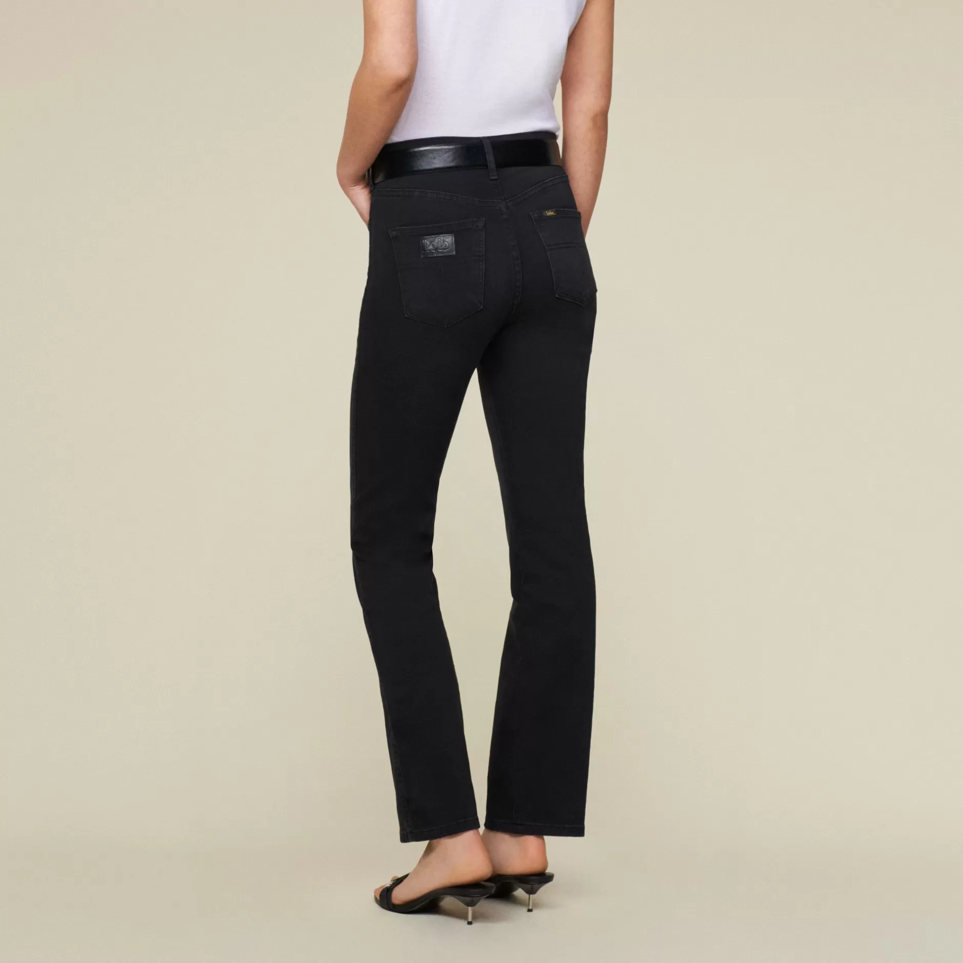 Cheap Lois Jeans Malena-F Jossie Night - High Rise Straight Black