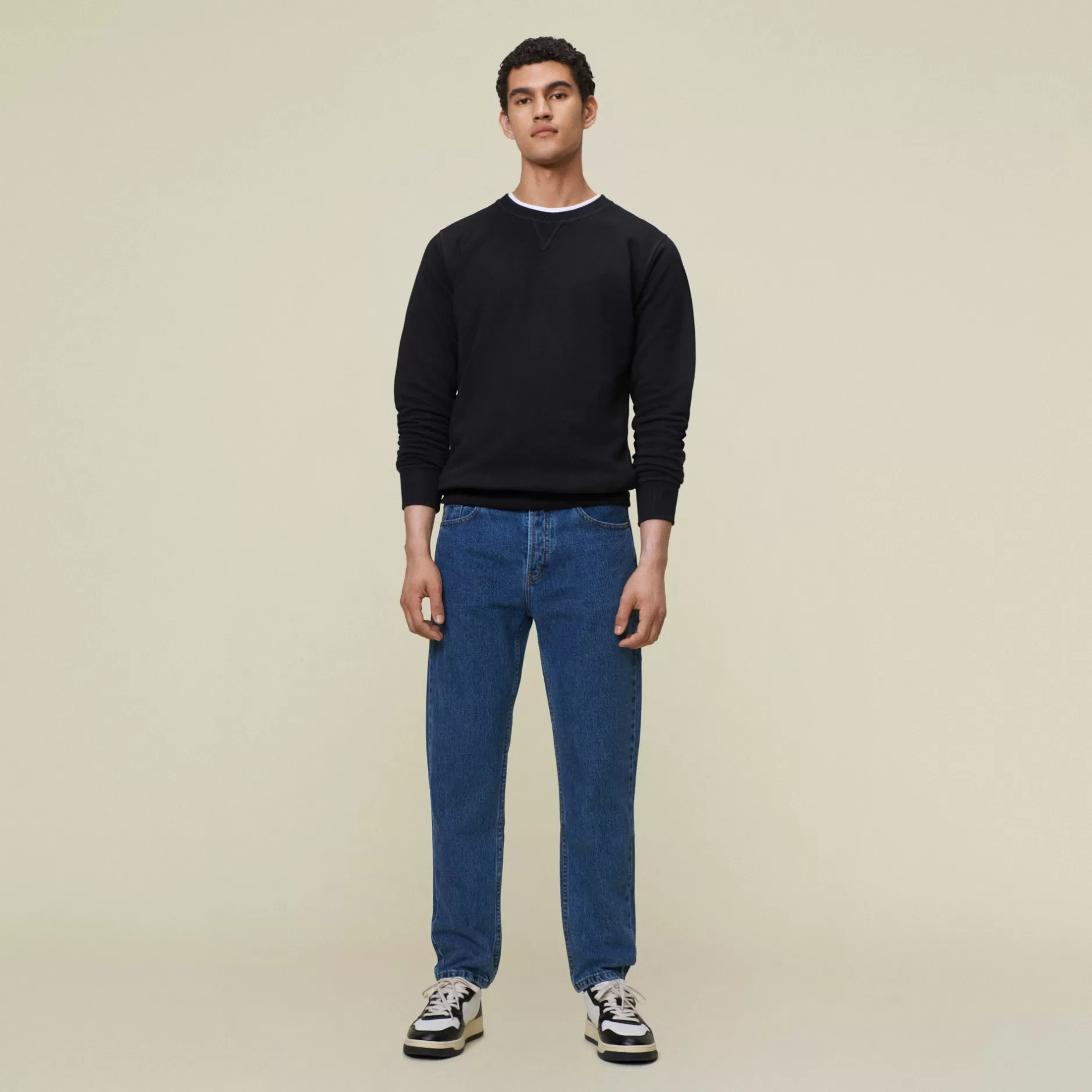 New Lois Jeans New Bruno Noad Man - Relaxed Tapered Fit Dark Blue