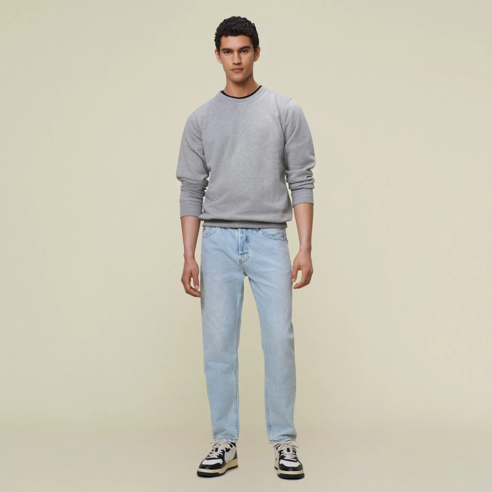 Discount Lois Jeans New Bruno Vignon Pale - Relaxed Tapered Fit Light Blue