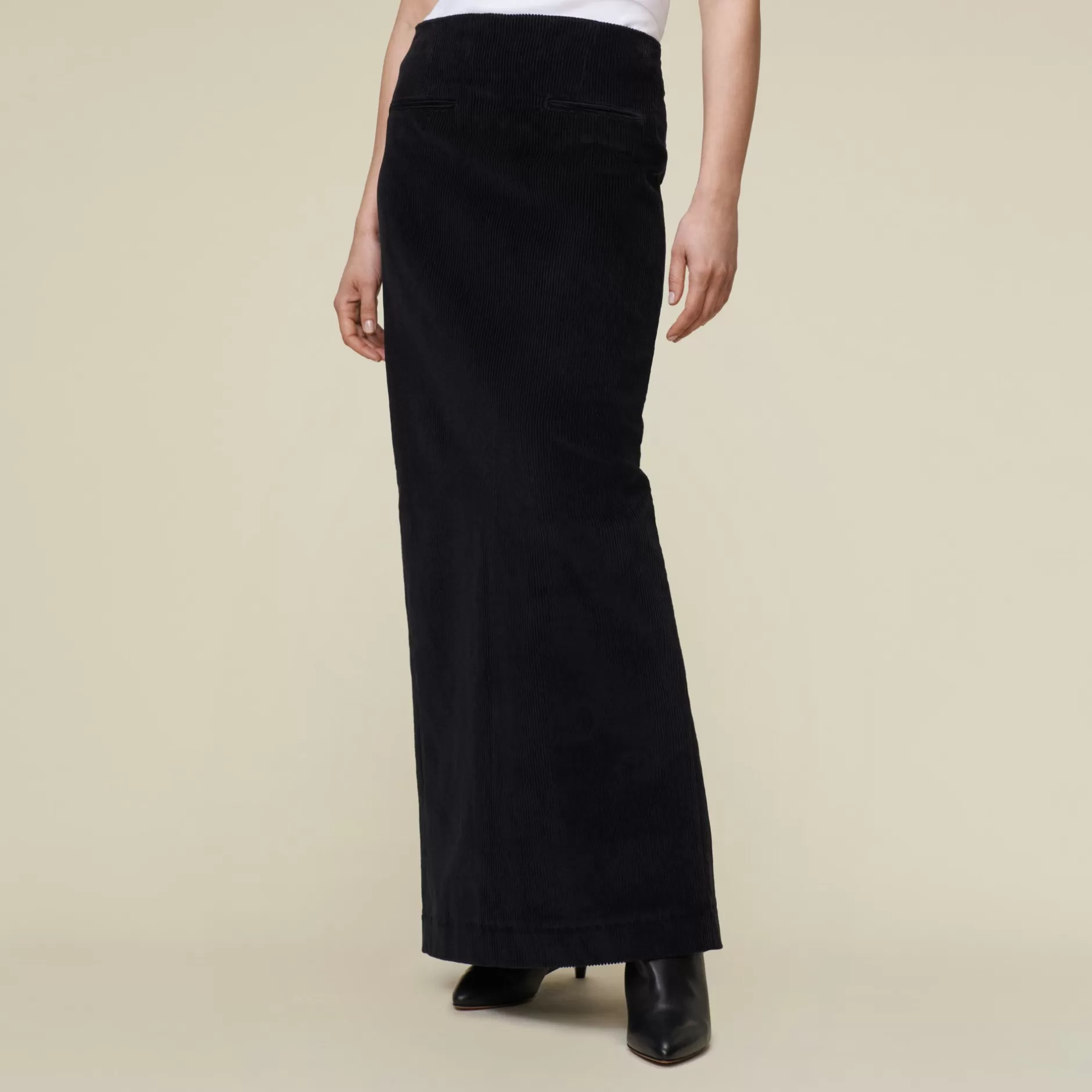 Hot Lois Jeans New Skarlett Luton Skirt - Long Skirt Black