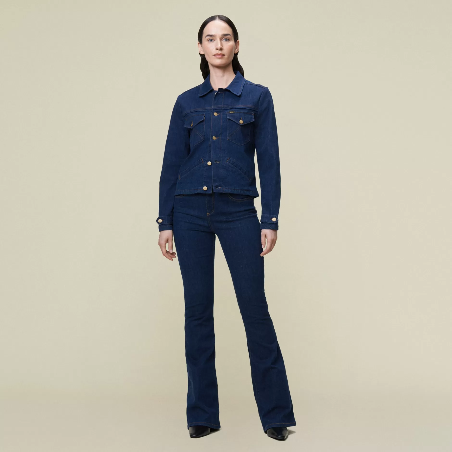 Best Lois Jeans Teresa Seymur Rinse - Jacket Dark Blue